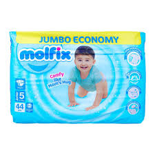 Molfix Diaper 5 Junior Jumbo Economy, 11-18 KG, 44-Pack