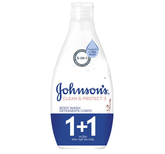 Johnson's Baby Clean & Protect 3 Body Wash 750ml
