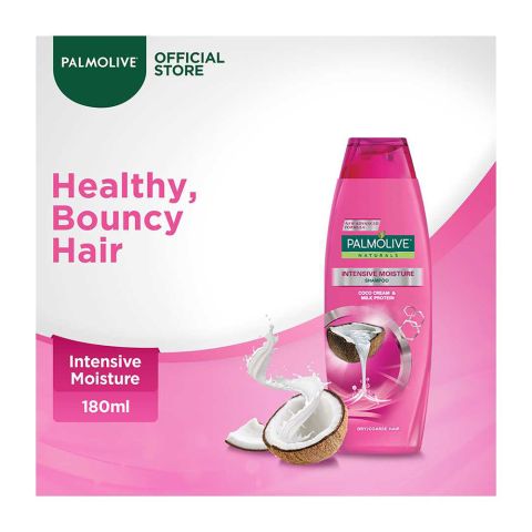Palmolive Naturals Intensive Moisture Shampoo, For Dry/Coarse Hair, 180ml 100% of100