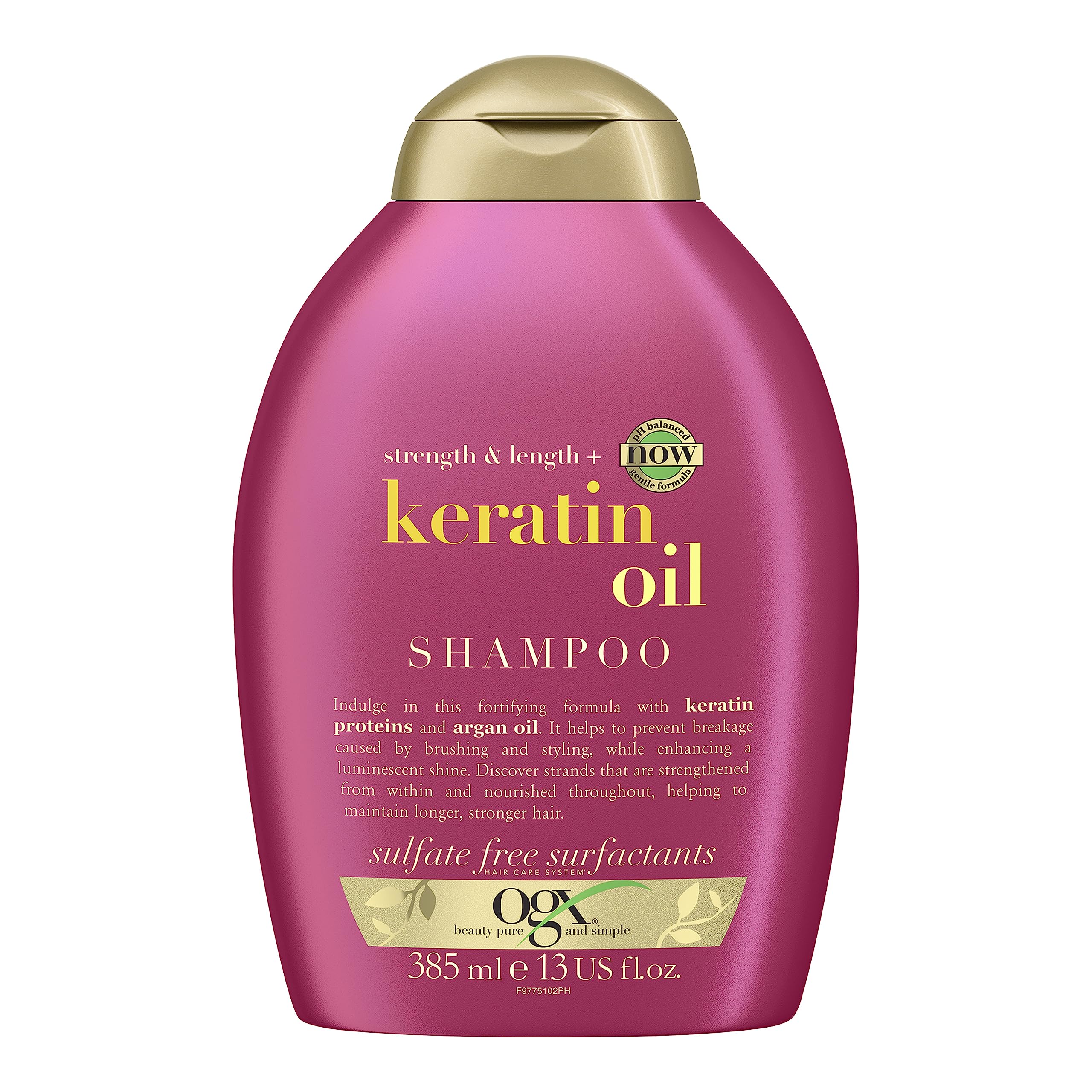 OGX - Strength & length keratin Oil Shampoo - 385ml