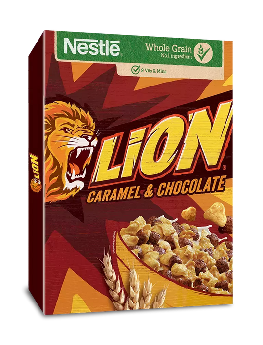 Nestle Lion Cereal Caramel & Chocolate 440gm