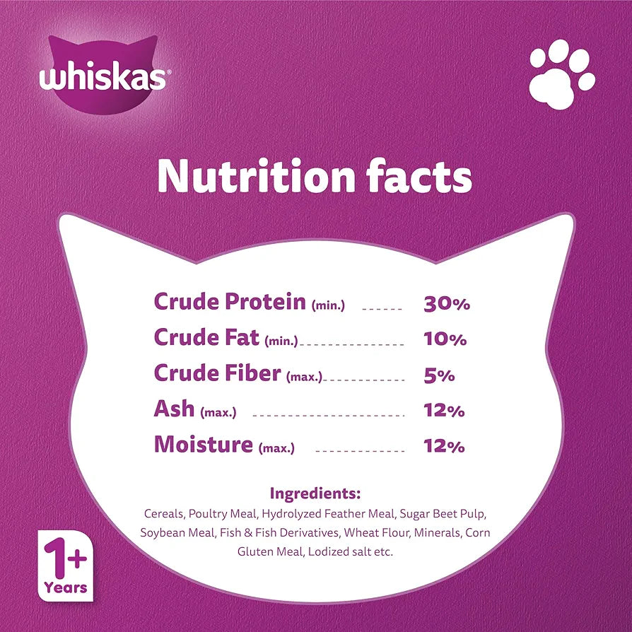 Whiskas Bag Chicken 1+ 480gm