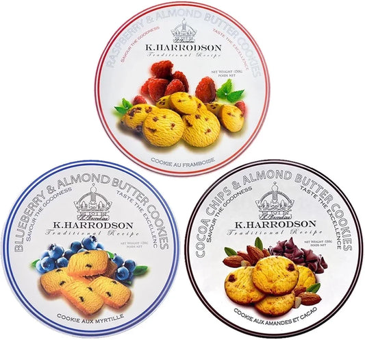 Cocoa Chips and Almond Butter Cookies by K.Harrodson 400gm
