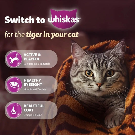 Whiskas Bag Tuna 1+ Flavour 480gm