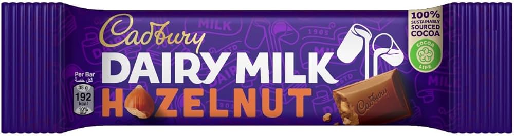 Cadbury Dairy Milk Chocolate Hazelnut 35G