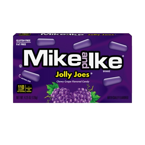 Mike and Ike Jolly Joes Grape Chewy Candies 120g
