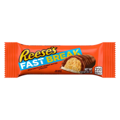 REESE'S FAST BREAK Milk Chocolate Peanut Butter Candy Bar 51gm