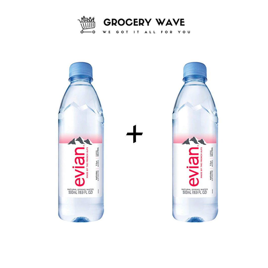 Evian water 500ml 1+1
