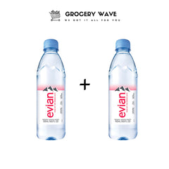 Evian water 500ml 1+1