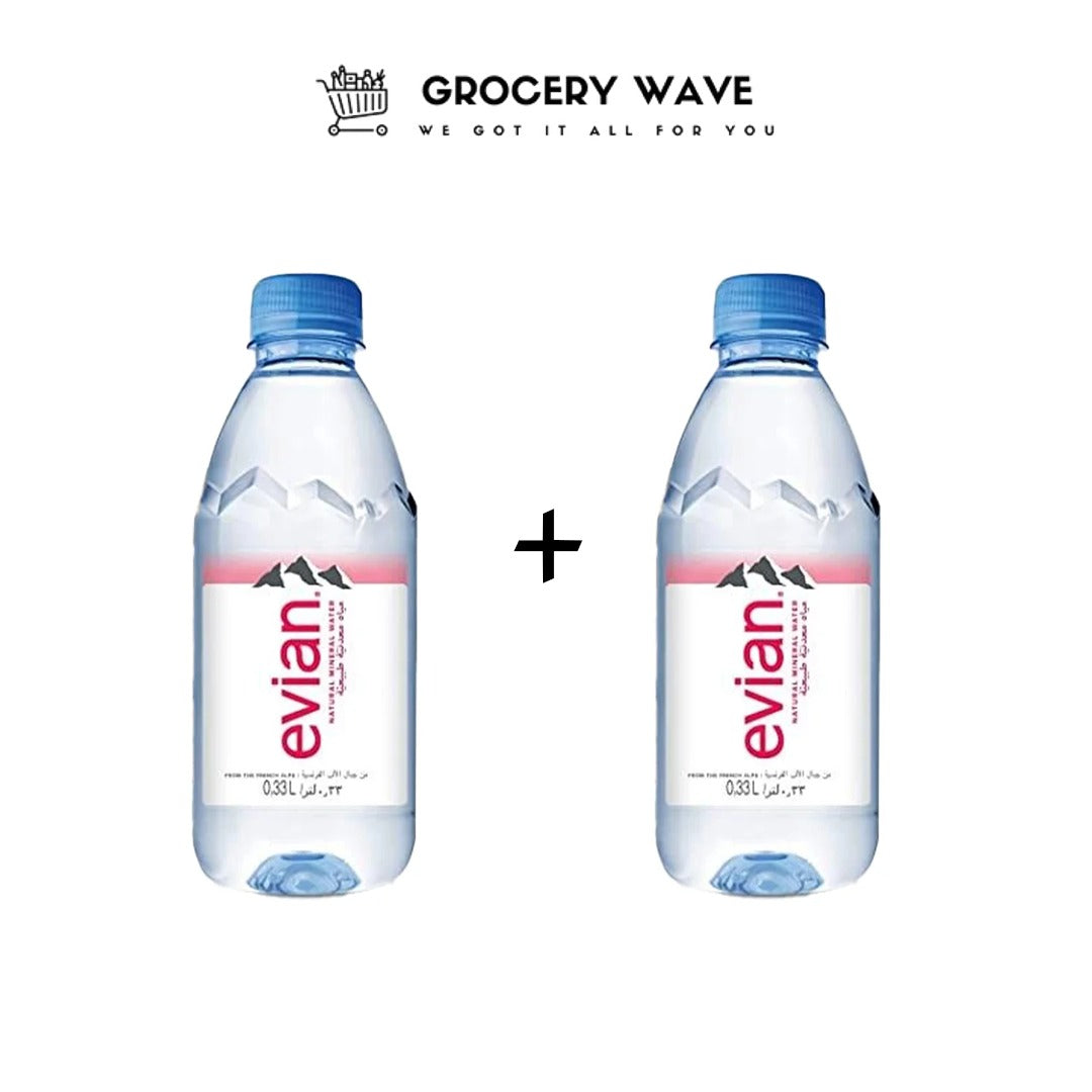 Evian water 330ml 1+1