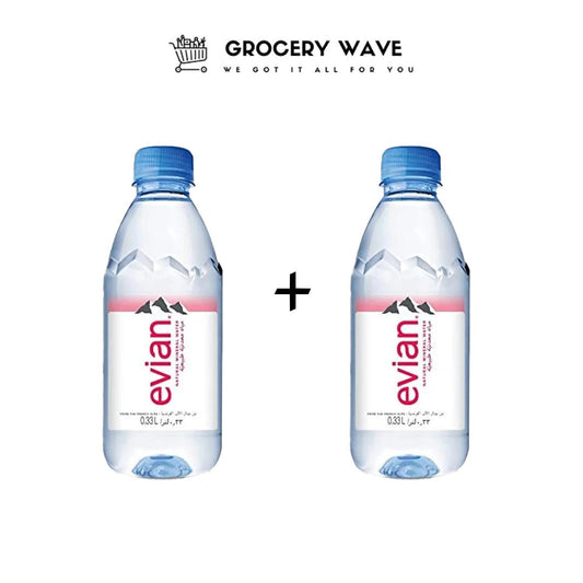 Evian water 330ml 1+1