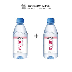 Evian water 330ml 1+1