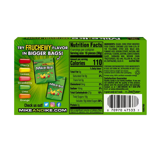 Mike and Ike Original Fruits Chewy Assorted Candy - 4.25oz 120gm