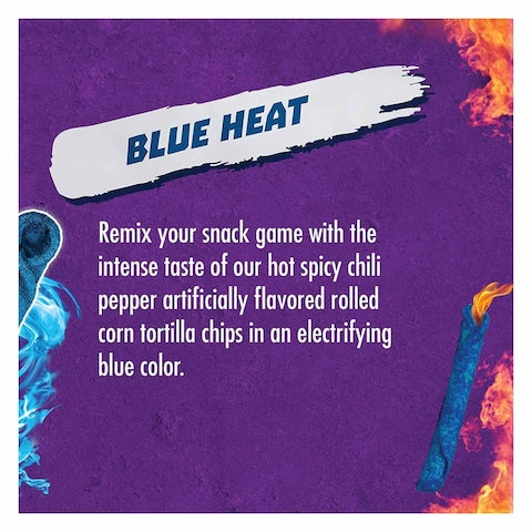 Takis Blue Heat Hot Chilli Pepper Rolled Tortilla Chips 56g