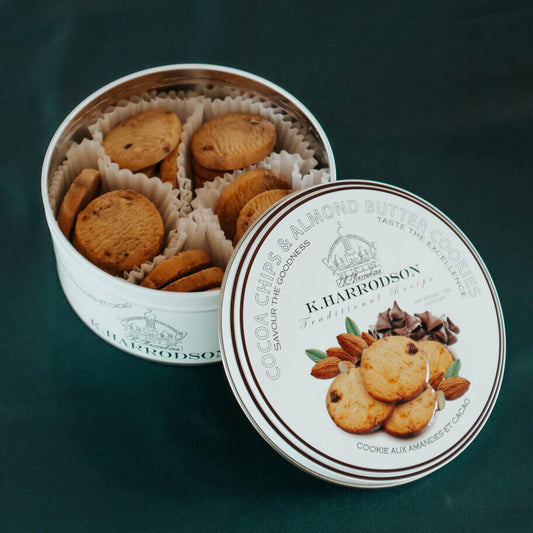 Cocoa Chips and Almond Butter Cookies by K.Harrodson 400gm
