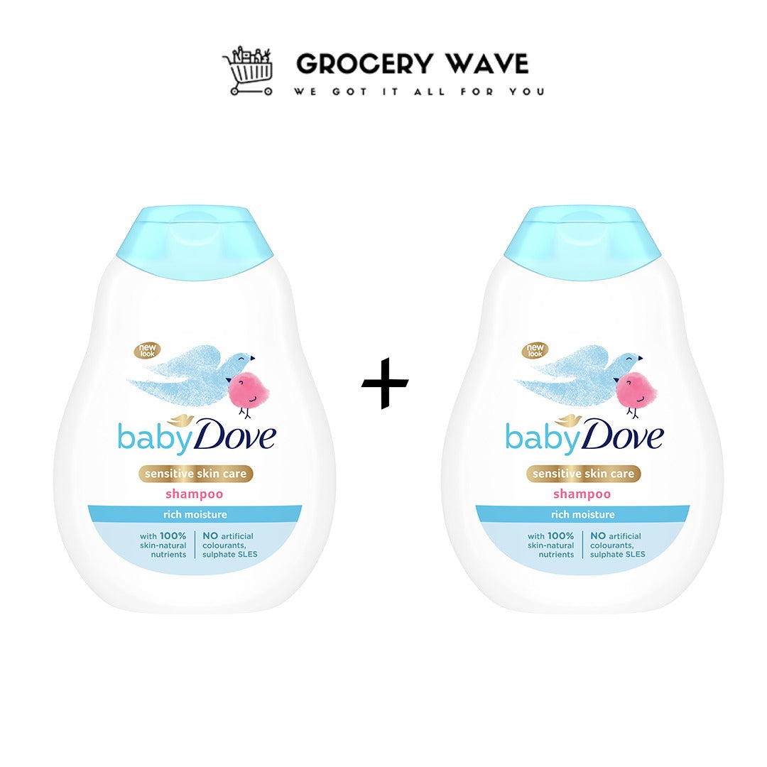 Dove Baby Rich Moisture Shampoo 400ml 1+1