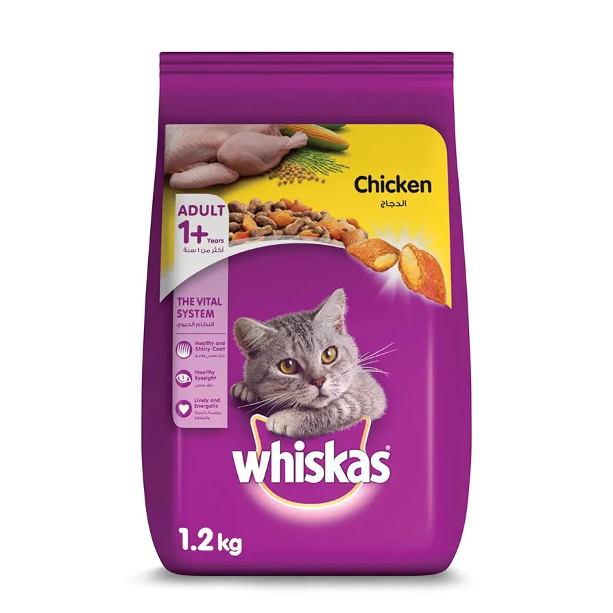 Whiskas Bag Chicken 1+ 1.2kg