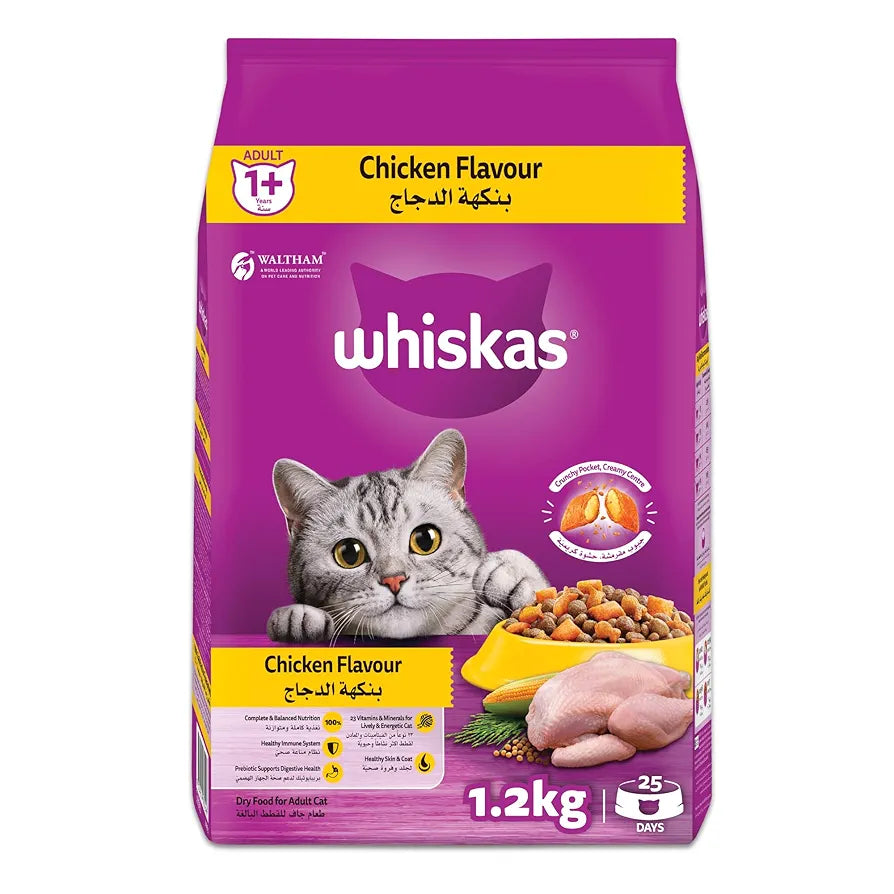 Whiskas Bag Chicken 1+ 1.2kg
