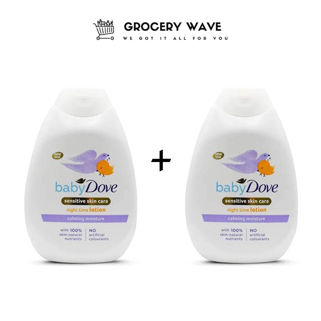 Dove Baby Claming Moisture Night Time Lotion 400ml 1+1