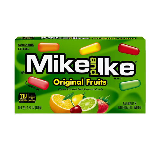 Mike and Ike Original Fruits Chewy Assorted Candy - 4.25oz 120gm