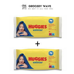 Huggies Unistar Wet wipes 56 pcs.