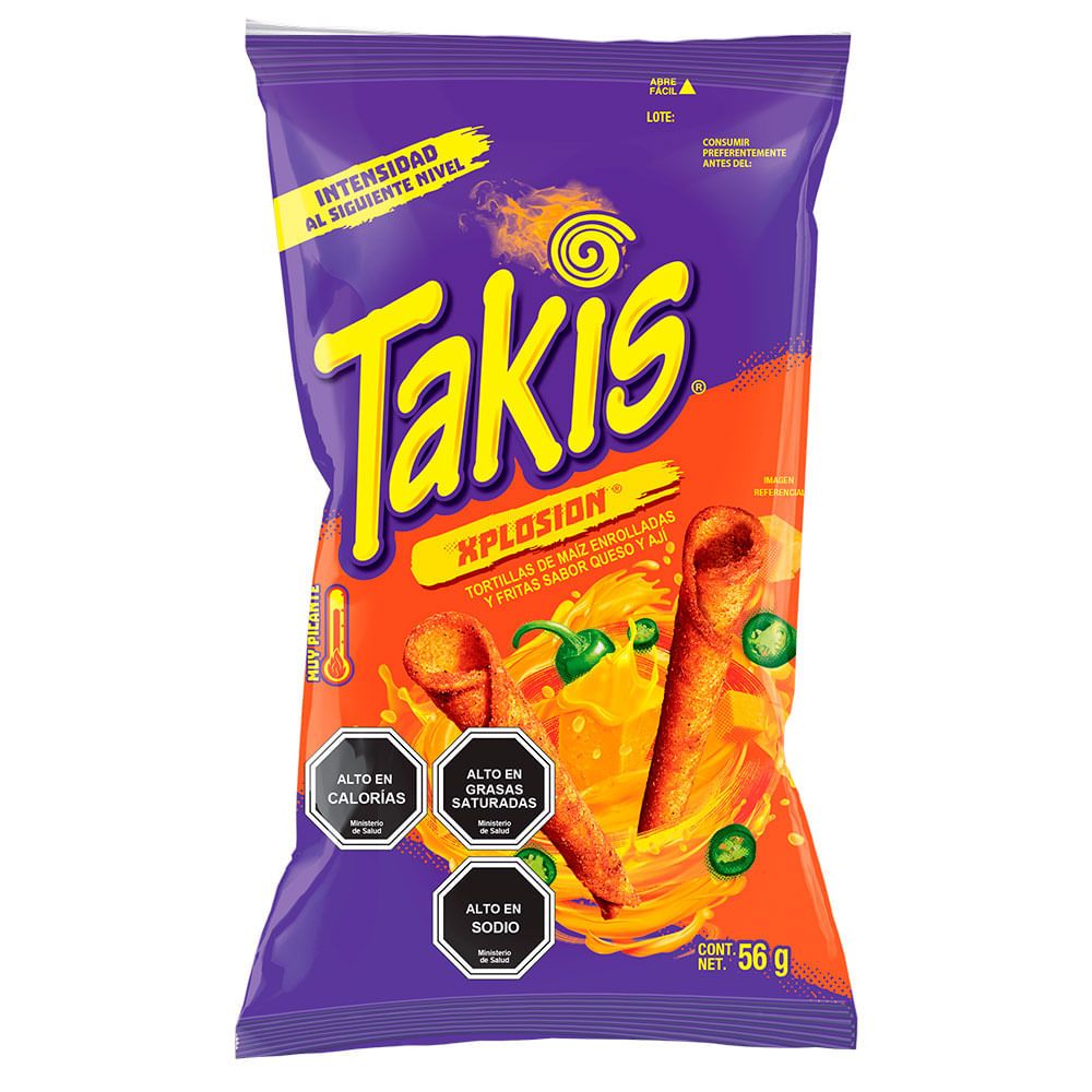 Takis Explosion Cheese & Jalapeno Flavor - 56g