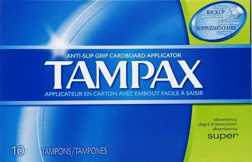 Tampax Cardboard Tampons Super 10ct