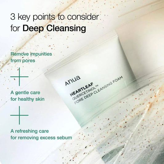 ANUA Heartleaf Quercetinol Pore Deep Cleansing Foam 150ml