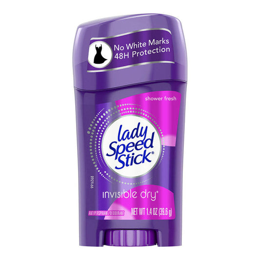 Lady Speed Stick Invisible Dry Antiperspirant & Deodorant, Shower Fresh -1.4 Oz