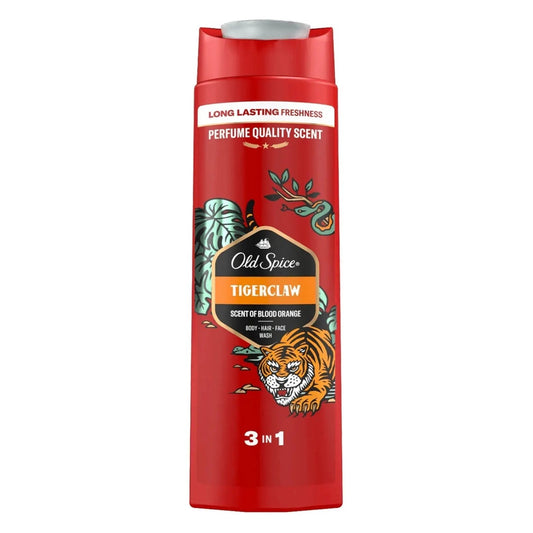 OLD SPICE SHOWER GEL 3IN1 TIGER CLAW 400ML